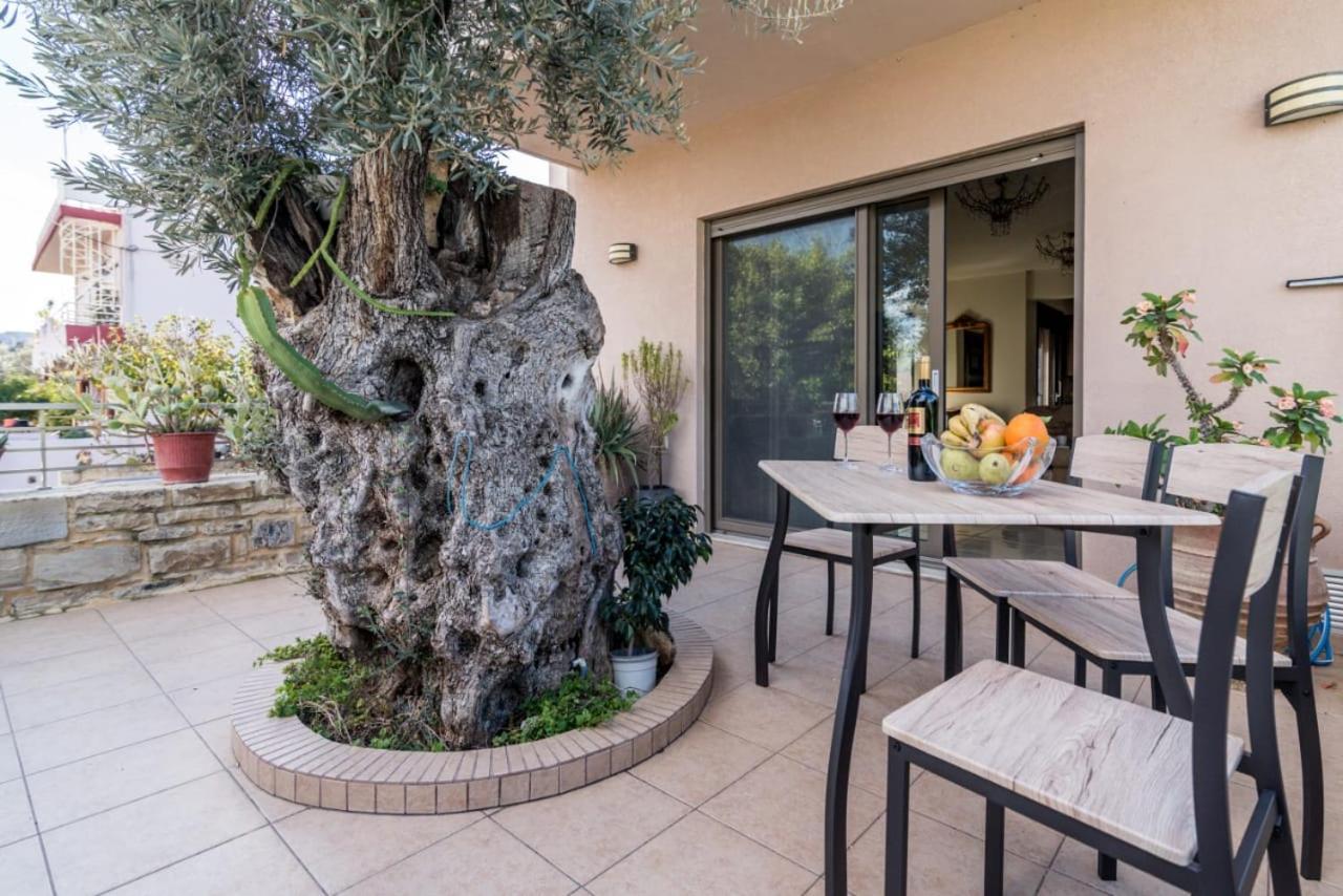 Villa Olive Tree Pitsidia Exteriör bild